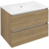 Sapho EZARA umývadlová skrinka 69,8x52x46cm, dub cuneo EZ701-2525