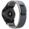 Trail loop - QuickFit remienok pre Garmin 26mm - Šedo/modrý IR-AWGW-0594