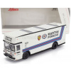 Schuco Mercedes benz O317 Truck Car Transporter Porsche Martini Racing 1968 1:64 bielo modrá