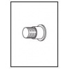 Servis FULCRUM Vožka pre nipl k magnetu / Magnet-attracting nipple insert for Racing 1,0, Red Metal