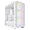 MONTECH AIR 903 MAX midi tower PC skrinka biela 4 predinštalované LED ventilátory; AIR 903 MAX W
