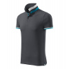 Malfini Premium COLLAR UP 256 Polokošeľa pánska XXL, Light antracite