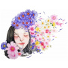 Maľovanie podľa čísel Gaira Kvety vo vlasoch M992844 (M992844LZ1)