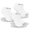 GymBeam Ponožky Ankle Socks 3Pack White - M/L - bílá