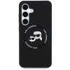 Karl Lagerfeld Silicone Double Heads Samsung Galaxy S25 Čierny KF2345907 KLHMS25SSKCHTCK