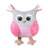 BabyOno hračka s hrkálkou Owl Sofia ružová