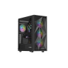 Počítačová skriňa Genesis DIAXID 605 ARGB/Midi Tower/Transpar./Čierna