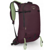 Skialpový batoh Osprey Firn 18 - elderberry purple/peppermint green S/M