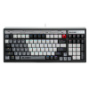 A4tech Bloody B950 podsvícená mechanická herní klávesnice RGB, Brown Switch, USB, CZ, šedá B950-WG A4Tech