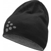 Pletená čepice CRAFT Adv Essence Merino černá Velikost: UNI
