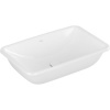 VILLEROY & BOCH Loop & Friends obdĺžnikové umývadlo k zabudovaniu zospodu, bez otvoru, s prepadom, 615 x 380 mm, biela alpská, 4A580001