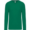 KARIBAN VINTAGE V-NECK K358 / Pánske tričko s dlhým rukávom - kelly green L