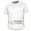 POZOR! Tu rastiem ja - unisex bavlnené tričko s potlačou bc-b04 royal-blue