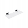 Nimco Unix polička, dĺžka 30 cm, matné sklo/chróm UN 13091B-30-26
