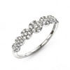 Strieborný prsteň rodiovaný Elements silver R3418C