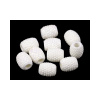 Plastové korálky s veľkým prievlakom 13x15 mm - 5 ks 1 (061) biela AB
