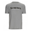 SIMMS Tričko Logo T-shirt - Cinder Heather XXL