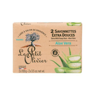 Le Petit Olivier Aloe Vera Extra Mild Soap prírodné tuhé mydlá 200 g pre ženy