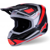 ALPINESTARS prilba SM7 RISE čierna/strieborná/červená fluo 2026 - M