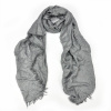 Strieborno-antracitová šatka Pierre Cardin