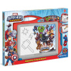 Magnetická tabuľa s pečiatkami Variant: Super Hero