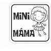 Koženkový štítok Koženkový štítok- mini MÁMA II (CZ) Materiál/farba: Karamel kož.