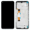 Xiaomi Redmi Note 9 5G / 9T čierny OEM LCD displej s dotykom, s rámom predný panel