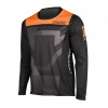 YOKO Detský motokrosový dres YOKO KISA čierno / oranžové L
