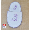 Peřinky na kočárek pro panenky, Dětský svět, kočička Micka (Peřinky na panenkový kočárek, Dětský svět, kočička Micka)