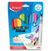 Detské fixy Maped Color'Peps Aqua - sada 10 farieb + vodný štetec