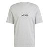 adidas Essentials Single Jersey Logo pánske tričko Grey Linear S