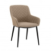 Doppler PARIS LIKA-TEX® mocca - luxusné záhradné kreslo - Rozbalený tovar (N563)