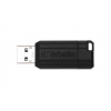 VERBATIM Flash Disk 64GB USB 2.0 Store 'n' Go PinStripe, černá 49065