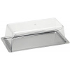 APS Podnos APS Servírovacia tácka s poklopom na kráľovský chlebíček 34x16,5 cm