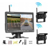 7-PALCOVÝ MONITOR 2X CÚVACIA KAMERA WIFI BUS TIR LED NOČNÝ REŽIM DO 30 METROV