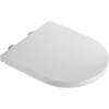 KIELLE Oudee kompaktné WC sedadlo Slim s poklopom, s funkciou Softclose a EasyLock, biela, 30401000S