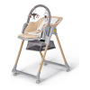 KINDERKRAFT SELECT Stolička jedálenská Lastree Wood, Premium 67x26x56 zlatá