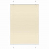 Plisovaná roleta krémová 100x100cm Šířka látky 99,4cm Polyester Krémová 4015279