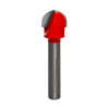 Stopková fréza čelná vypuklá R6 12x9x46mm, s=8mm