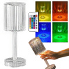NOČNÁ STOLOVÁ LAMPA KRYŠTÁL LED RGB USB DIAĽKOVÝ OVLÁDAČ