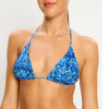 PlavkyModibodi Tidal Triangle Bikini Top Python Blue horný diel (PMTBTPBPB) M