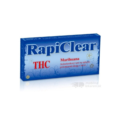 RapiClear THC (Marihuana) IVD, test drogový na samodiagnostiku 1x1 ks