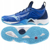 MIZUNO WAVE MOMENTUM 3 (44,5) Pánske topánky Modrá Halovka