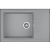 Granitový drez Teka STONE 60 S-TG 1B 1D Hliníkovo šedá