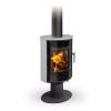 ROMOTOP LAREDO T 01 keramika holubí šeď 51502 - krbová kamna s otočným mechanismem