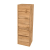 Mereo, Mereo Opto kúpeľňová skrinka vysoká 125 cm, ľavé otváranie, Multidecor, Dub Wotan, MER-CN995LDWOT