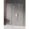 New Trendy Avexa sprchovací kút 80x80 cm obdĺžniková chromová lesklé/priehľadné sklo EXK-2474