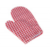Bellatex Kuchyňská chňapka 28x18 cm Kostička červená