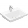 Villeroy & Boch Subway 3.0 - Umývadlo, 55x44 cm, bez prepadu, otvor na batériu, alpská biela 4A705601