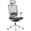 Ergonomická kancelářská židle SWIFT šedý plast, tmavě šedá látka
